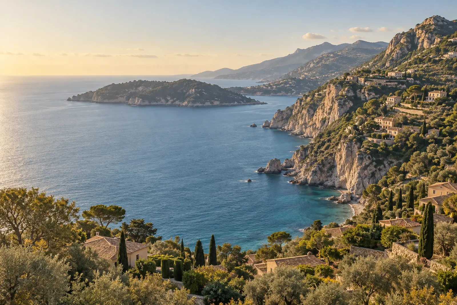 Le littoral est, de Villefranche à Menton : nettoyage intérieur de voiture à domicile à Beausoleil